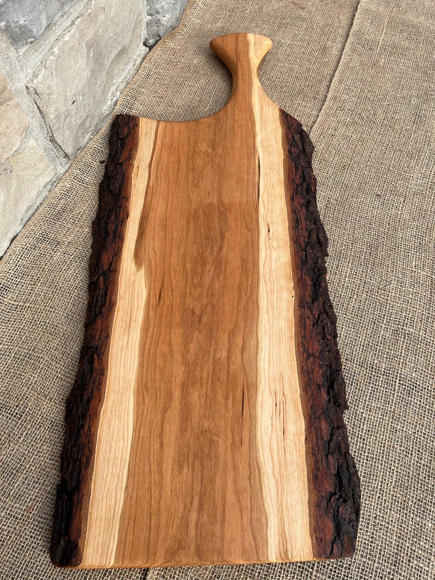 29β x 11β Cherry Live-Edge Charcuterie Board
