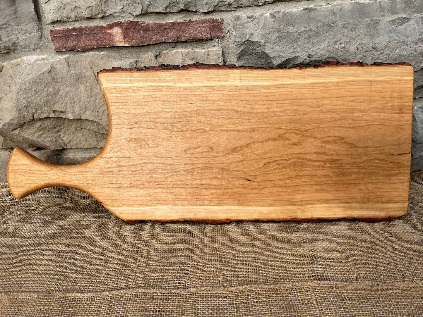29β x 11β Cherry Live-Edge Charcuterie Board