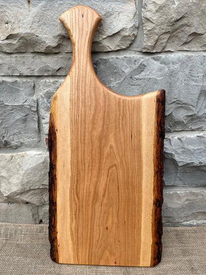 27” x 12" Cherry Live-Edge Charcuterie Board