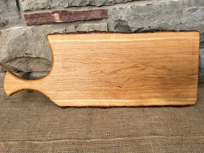 29” x 11” Cherry Live-Edge Charcuterie Board