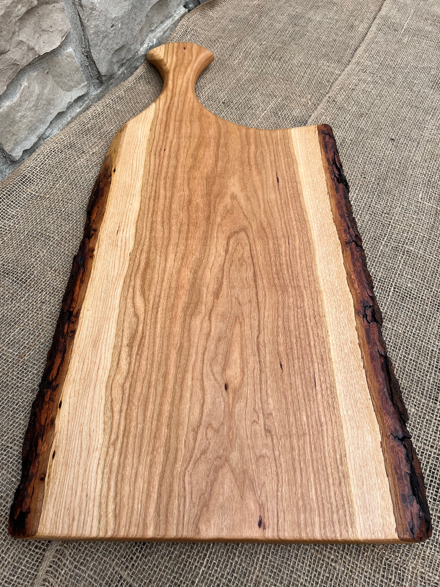 27” x 12" Cherry Live-Edge Charcuterie Board