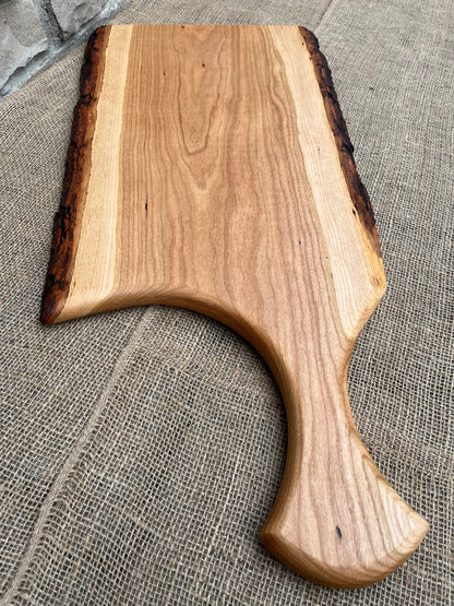 27” x 12" Cherry Live-Edge Charcuterie Board