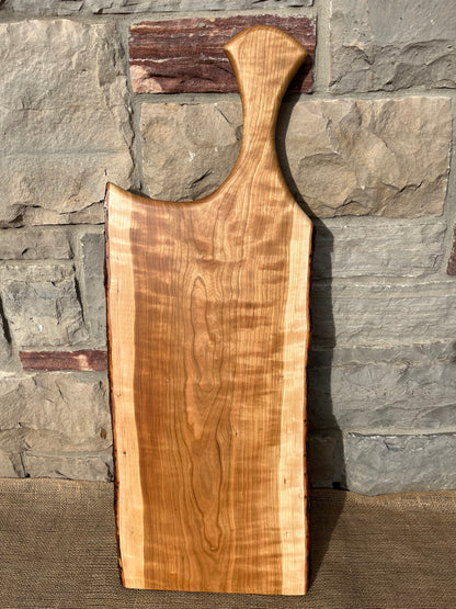 35” x 13” Cherry Live-Edge Charcuterie Board