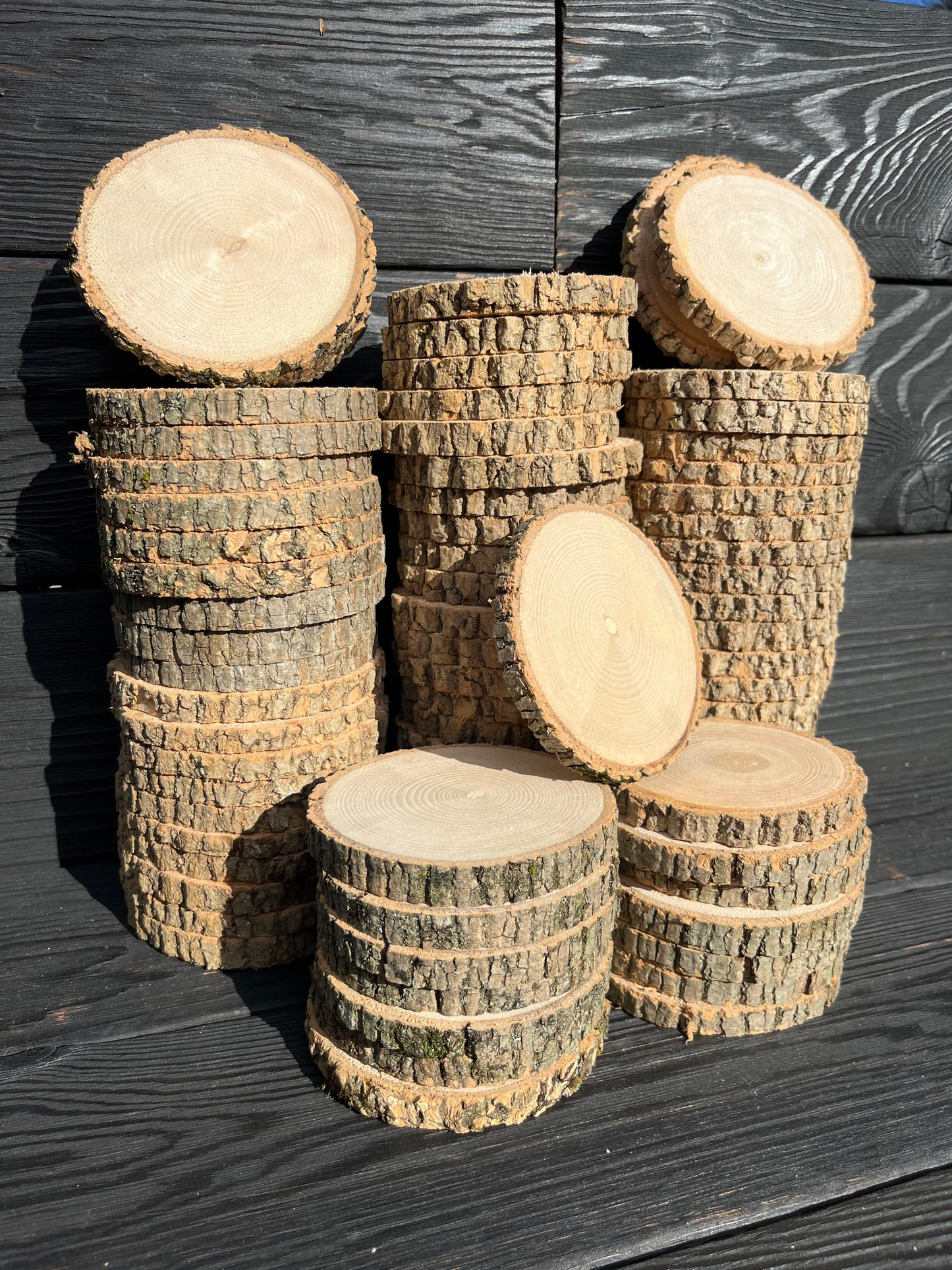 Live-Edge Wood Coasters